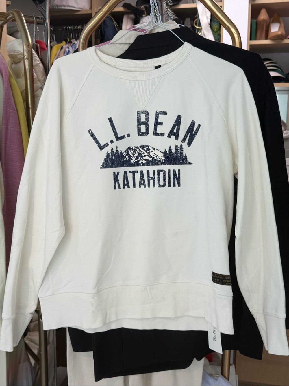L.L. Bean x Todd Snyder organic cotton Sweatshirt Mount Katahdin L RARE - Picture 4 of 6